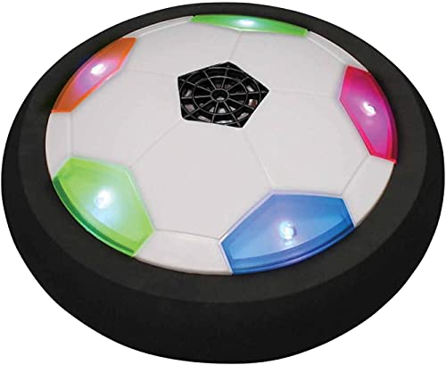 Air Power Ultraglow Soccer Disk - Glowing Floor Hockey, Hover Toy Sport Kickball Game by Can You Imagine