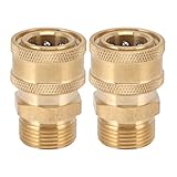 Robuste Konstruktion: Der M22-Hochdruckreiniger-Adapter verfügt über eine robuste Metallkonstruktion für maximale Nutzung und Festigkeit. Er verfügt über hohe Festigkeit, hohe Zähigkeit, gute reibungsmindernde Eigenschaften und lange Lebensdauer und sorgt für Installations- und Nutzungseffizienz