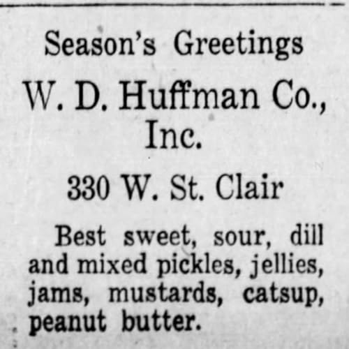 W.D. Huffman and the Indianapolis Pickle Industry