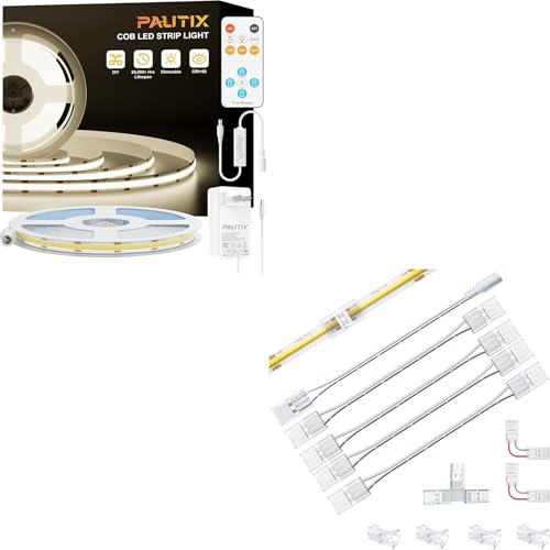 Tira de LED COB PAUTIX 5 m Luz Blanca Natural 4000K miniatura 1