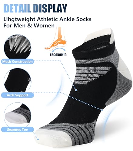 Image of 90% Merino Wool Athletic Breathable Low Cut Socks for Men 3 Pairs