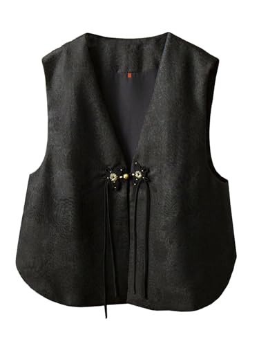 Chaleco sin mangas HangErFeng de lana de seda para abrigar con estilo