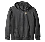 Georgia Tech Yellow Jackets Left Chest Icon Zip Hoodie