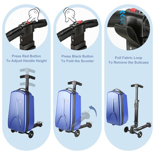 StuffServ 4-in-1 Detachable Scooter Luggage