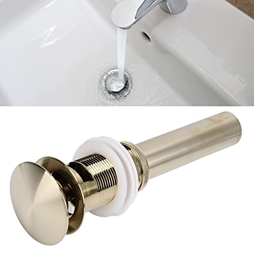 Tapón de lavabo HamaLa oro rosa resistente a la corrosión para baño moderno 7