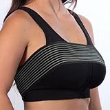 SNDYAZ Chest Support Band Bandage, Breast Compression Wrap Brace, Post Surgery Breast Implant Stabilizer, Chest Binder, Elastic, Adjustable (Black)