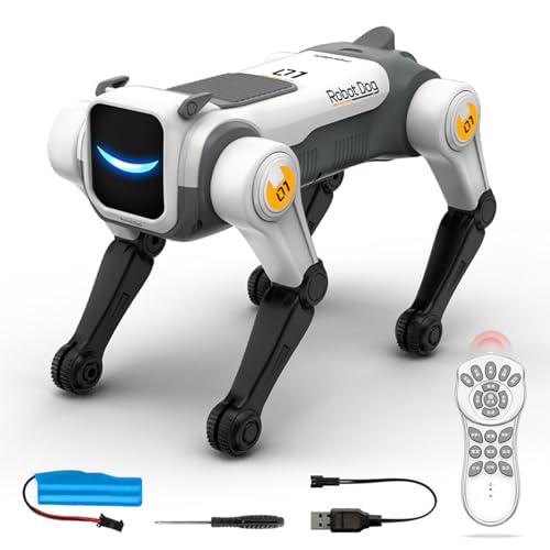 Beauenty Smart Robot Dog for Kids mart Interactive Pet Toy with Remote Control 9+Actions Voice Commands Music Dance Durable Design for Kids Age 3+