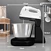 Stand Mixers, 7 Speeds With 3QT Stainless Steel Bowl, Stand and Hand Mixer with Dough Hook, Whisk, Mixing Beater for Baking, Cake, Cookie, Kneading (VL2)