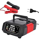HAUSPROFI Cargador Baterias Coche 12V/24V 20A Inteligente Reparación