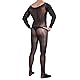 HTRUIYATY Herren Glänzende 8D Ganzkörperstrumpfhose Men Overall Jumpsuit Bodystocking Elastische und stylische Bodysuit
