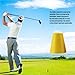 Superhao Golf Simulator Tees 20 Set 4-in-1 Golf Tees Different Heights Rubber Winter Driver