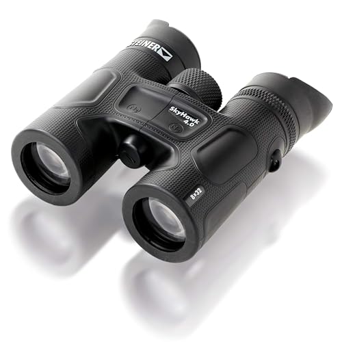 STEINER Prismáticos Skyhawk 4.0 8x32 - Óptica de Calidad Alemana, Detalles nítidos, prácticos, Ligeros, observación de la Naturaleza, los Animales y Las Av