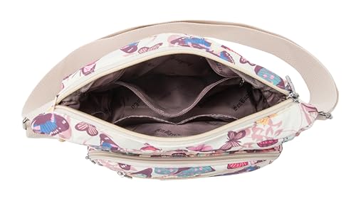 Image of Pealwel Women Shoulder Handbag Roomy Multiple Pockets Bag Ladies Crossbody Purse Tote Top Handle Satchel