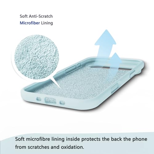 Image of iPhone air Case Silicone,Soft Microfiber Lining(Cloud Blue)