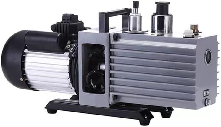Mini Submersible Portable Electric Water Pump Rotary Vane Vacuum Pump 2XZ-1 Two-stage High-speed Repair Air Conditioner Refrigerator Small Industrial Oil Tool(220V)