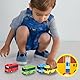 4 Stück Bus Spielzeug,Bus Modell,Big Pull Back Spielzeugautos,Spielzeugautos Set für Freunde und Kinder, Lernspiel, Geburtstagsparty-Geschenk(9CM)