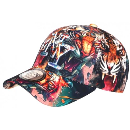 Casquette enfant orange NY Hip Hop Honour pour junior de 7 à 12 ans