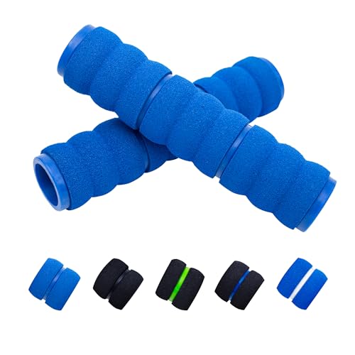 Paddychr Kayak-Paddle-Grips-Accessories-Wraps - Soft Yak Paddle Grips for Take Apart Paddles,Non Slip,Blister Prevention(Blue-Blue)