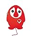 Flensted Mobiles Puffing Troll Red/Red Heart Hanging Mobile - 7 Inches Plastic