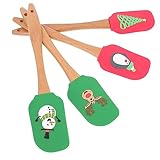 Photo Gallery holidyoyo 4pezzi spatole silicone per utensili per decorazione dolci facili e riutilizzabili per cake design assortimento colori Photo Gallery holidyoyo 4pezzi spatole silicone per utensili per decorazione dolci facili e riutilizzabili per cake design assortimento colori