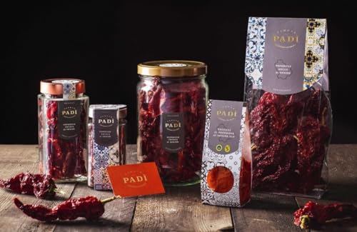 Tenuta Padì, Peperoni Cruschi Interi In Vetro, Peperone Di Senise Igp, Già Fritti In Olio Extravergine Di Oliva - 2