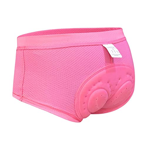 Fahrradshorts Mountainbike-Shorts Damen-Fahrradshorts Atmungsaktive, rutschfeste, Elastische, Schnell Trocknende Radhose Radhose Bedruckte Silikon-Radhose red,S Cover