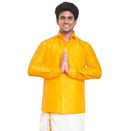 Image of THANGAMAGAN Men's Regular Fit Shirt