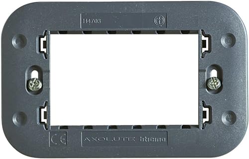 Bticino SH4703F Axolute Supporto, 3M con Viti, Multicolore