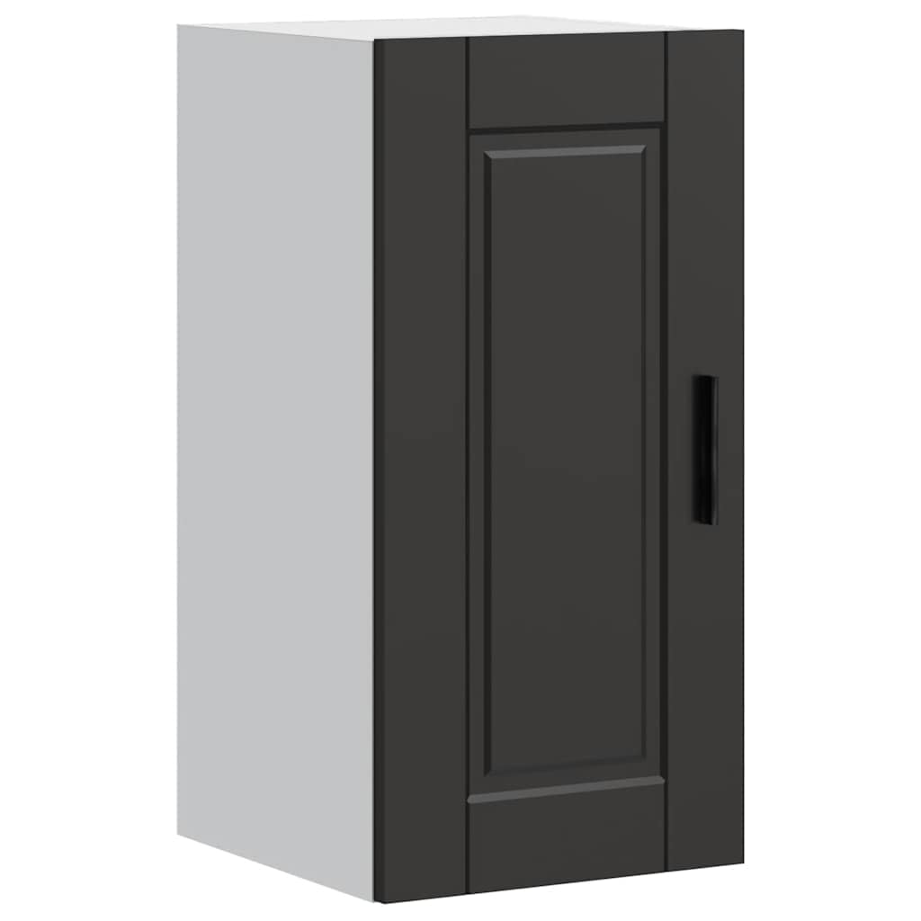 vidaXL Kitchen Wall Cabinet Porto Black Engineered Wood — image 1