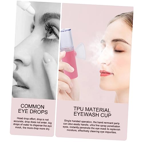 Humidificateur yeux contre la sécheresse oculaire instrument nomade avec patchs rose - 2