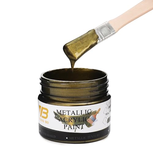 YongBo Metallic Acrylic Paint 100ml Brass