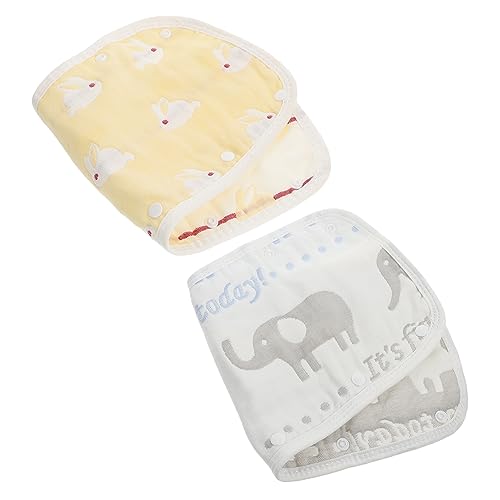 2 Uds Baberos Toallas De Bebé Toallitas Para Bebé Toallas De Muselina Para Bebé Cubiertas Para Manijas De Cochecito De Bebé Accesorio De Cochecito De Bebé Toalla Para El