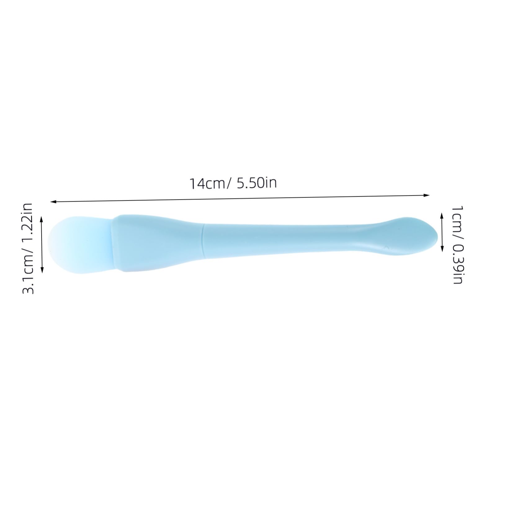 WOFASHPURET 4Pcs Fishtail Spoon Applicator for Facial Masks Gel Mud Skincare Products Versatile Beauty Tool