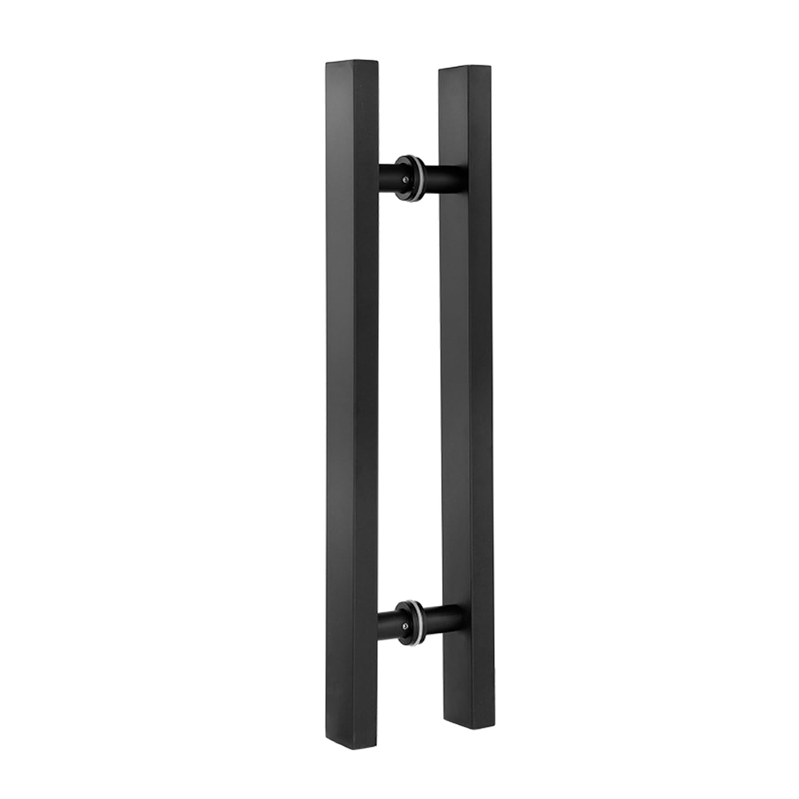 Set di Maniglie per Porte in Vetro rettangolari Moderne per Porte da fienile, Cucina, Interni ed Esterni, Porte da Doccia, Maniglie a Spinta (Dimensioni: 100 cm (39 3/8 Pollici) 70