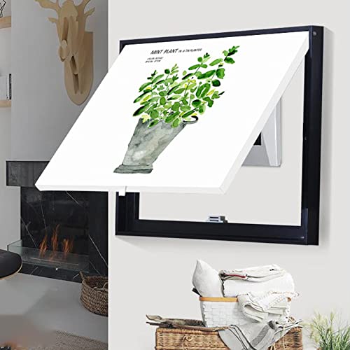 Tableau électrique décoratif rabattable pour masquer le compteur de cuisine