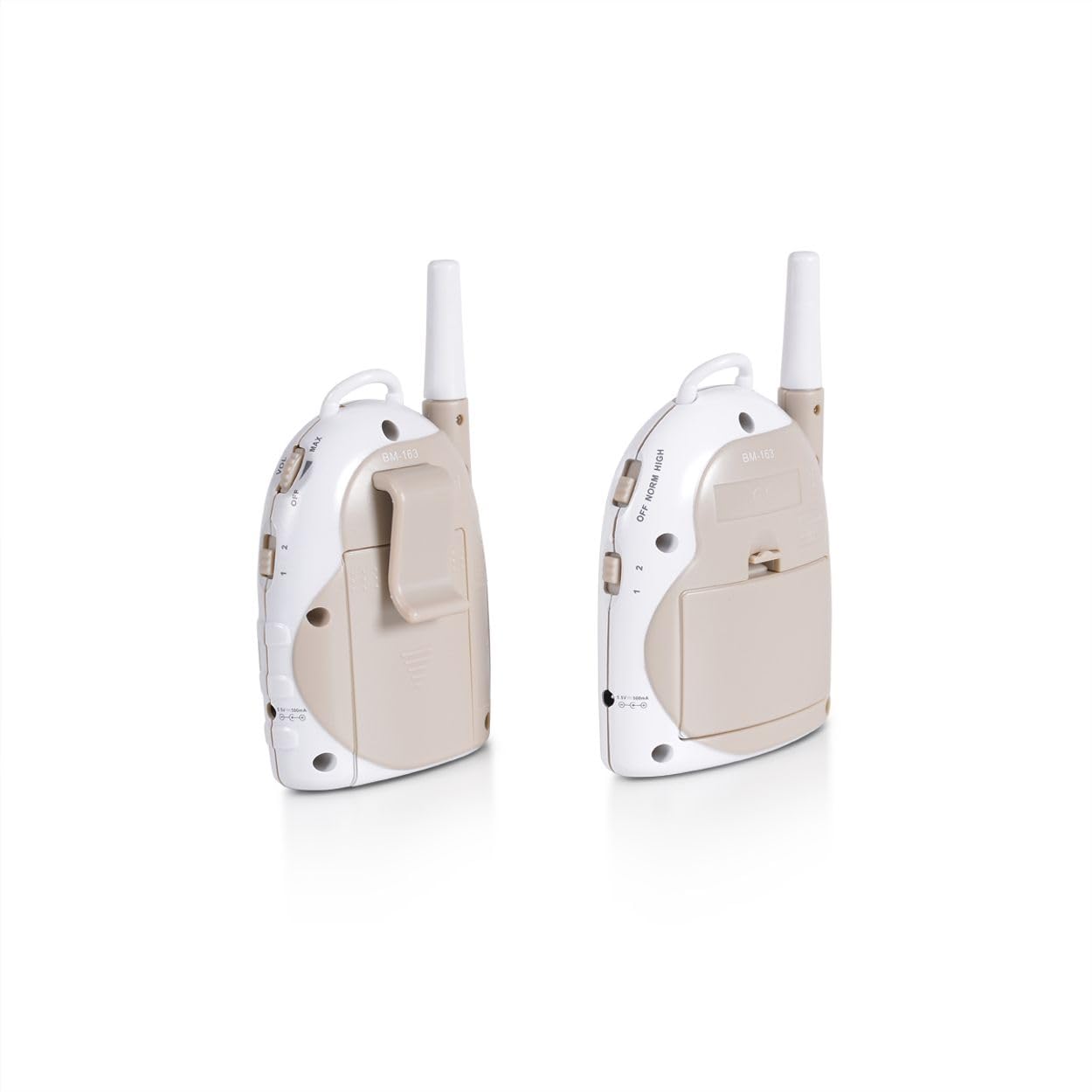 Canguro baby monitor Mommy's Sense fino a 1,3 km 2 canali indicatore di batteria, colorazione:beige
