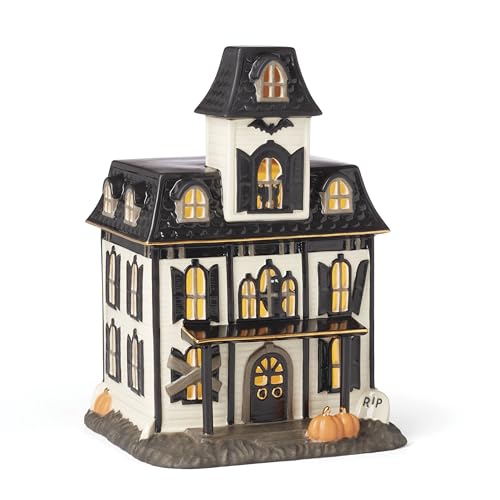 Image of Lenox Vintage Halloween Light-Up House Figurine