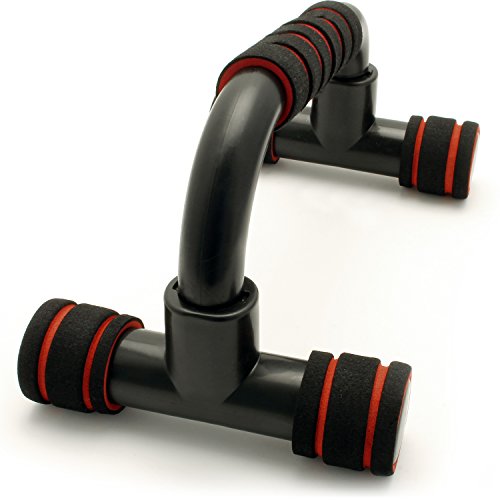 CampTeck U6664 Push Up Bars Supporto Maniglie per Flessioni con Manichi in Schiuma per Press Up, Pettorali Esercizio, Fitness, Palestra - 1 Paio