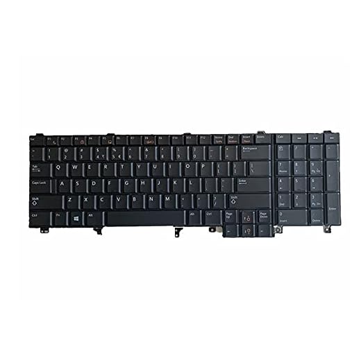 PC-tillbehör Laptop Keyboard E6520 E5520 M4600 M6600 E5530 E6530 M4700 M6700 E6540 engelska Tyst och ergonomiskt (Color : Can not be installed)