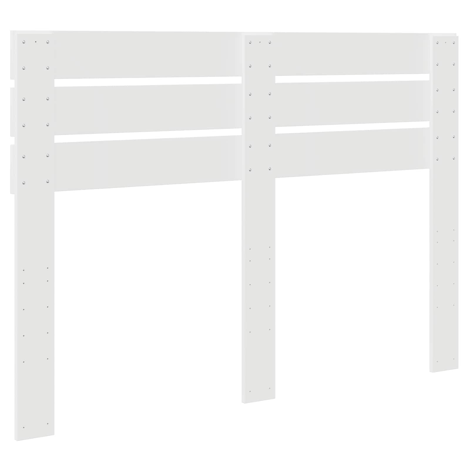 Tête de lit rectangulaire moderne de 140 cm en bois - Tête de lit blanche pour chambre contemporaine. Cette tête rectangulaire de 140 cm en bois moderne en blanc offre