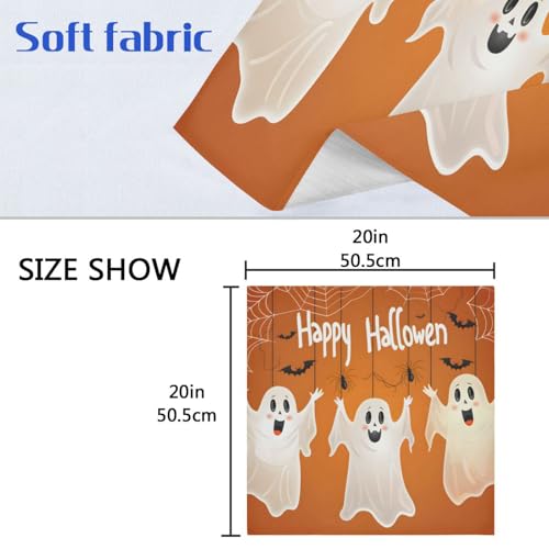 Servilletas de Tela Halloween Multicolor 20x20 pulg Set 6 miniatura 6