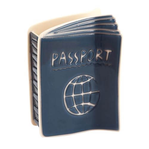 Passport Designs Hair Claw Clip, Novelty Blue Hair Clips for Women Gift