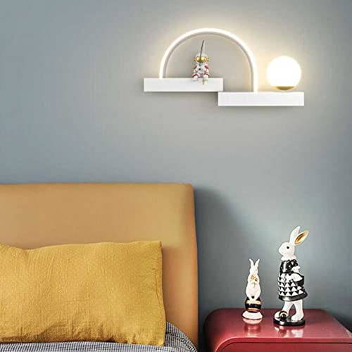 Applique Murale LED Astronaute Tricolore en Résine et Verre pour Couloir