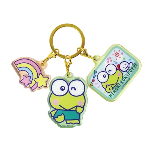 ケイカンパニー サンリオキャラクターズ(胸キュンメモリーズ) 3連アクリルキーホルダー けろけろけろっぴ SAM-3AK-KR
