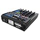 Audibax MG04 USB Mesa Mezclas Con 4 Canales Bluetooth, MP3, USB Rec y Efectos
