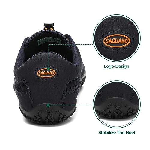 Miniatura 6 de SAGUARO Barefoot Hombre Mujer Zapatillas Minimalistas para Zero Drop Soles y Wide Tox Box,Gr.35-48 EU
