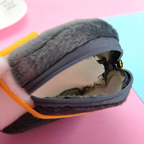 Penguin Coin Purse,Cute Zipper Purse Wallets Plush Mini Money Bag Cartoon Card Holder3