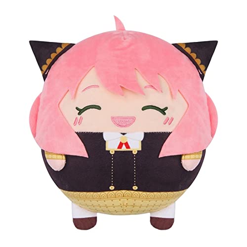 LIKUNGOU 22CM Anya Forger Muñeca de Peluche Spy Family Anime Figura Plushie Chubby Juguete de Peluche, Suave Almohada de Peluches Cojín Buddy Regalos para niños (Anya) Cover