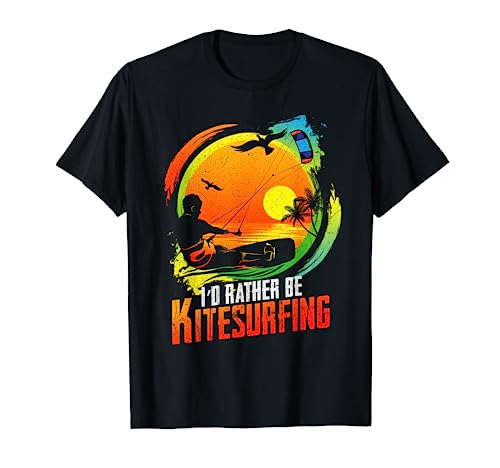 Kiteboarding Vintage KITE Surfer Kiten Kitesurf Retro Kitesurf Camiseta