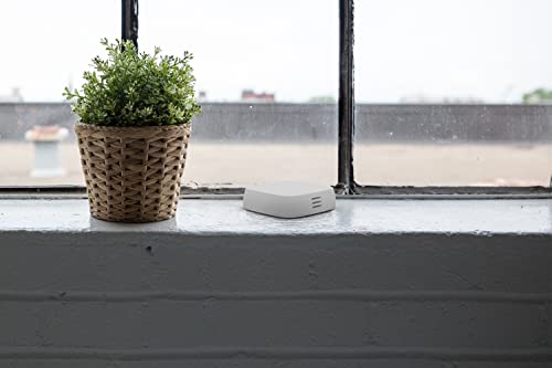 Tesla Smart Sensor Temperature and Humidity | Intelligenter Sensor für Temperatur und Luftfeuchtigkeit | Feuchtigkeitsmessgerät Feuchtigkeitsmesser Detector | ZigBee-Technologie und App-Steuerung